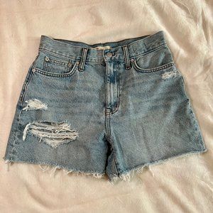 Madewell Women's Blue / Lightwash Jean Shorts